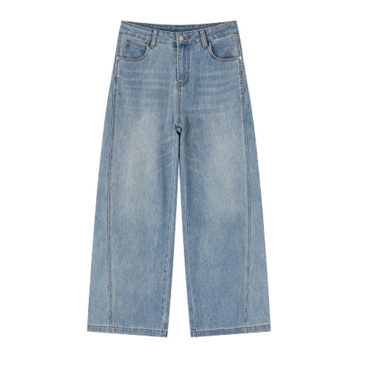 426G Heavyweight High-Waisted Wide Leg Jeans