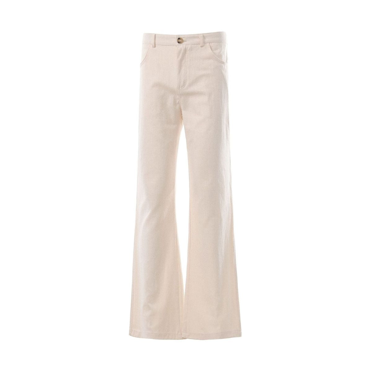 Old Money Lyocell Blend Slim Flare Trousers