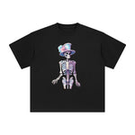 Beautiful Skeleton Graphic Tee-INNBLAC Fashion Apparel