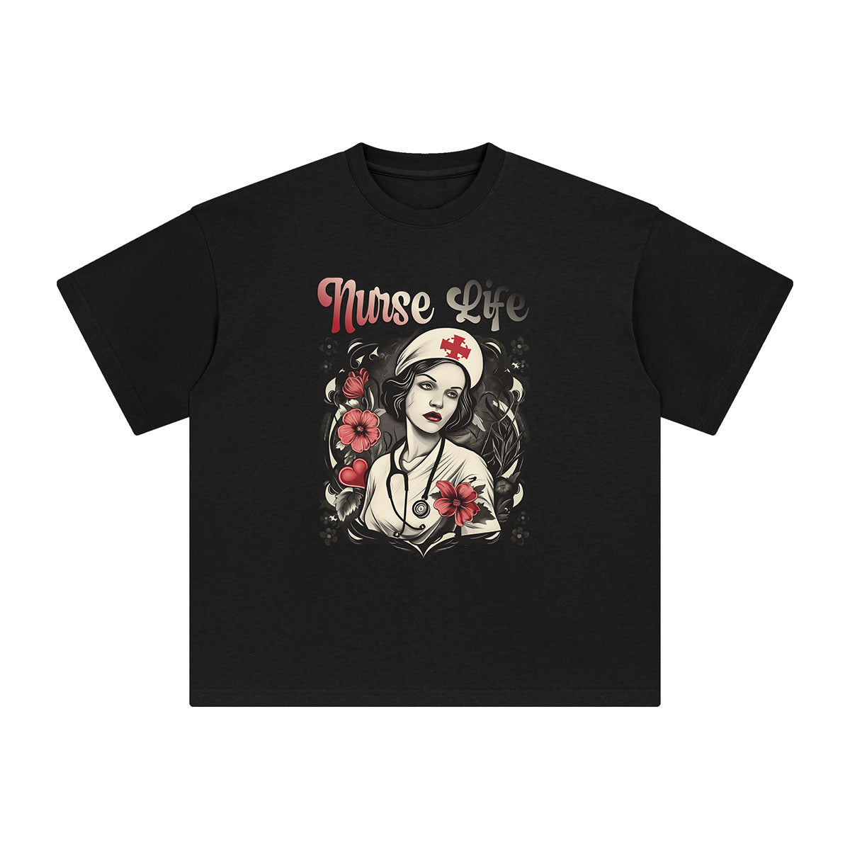 Nurse Life Graphic Tee-INNBLAC Fashion Apparel