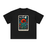August Poppy Card Graphic Tee-INNBLAC Fashion Apparel