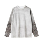 Branch Camo Sleeve Spray-Dyed Fleece Sweatshirt