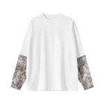 Branch Camouflage Sleeve Fleece Sweatshirt