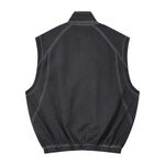 Lightweight Mesh Stand Collar Zip Vest