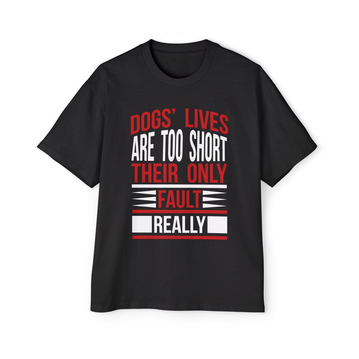 Dog Quote Graphic Tee-INNBLAC Fashion Apparel