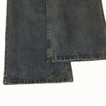 Wrinkle Wash Vintage Straight Jeans