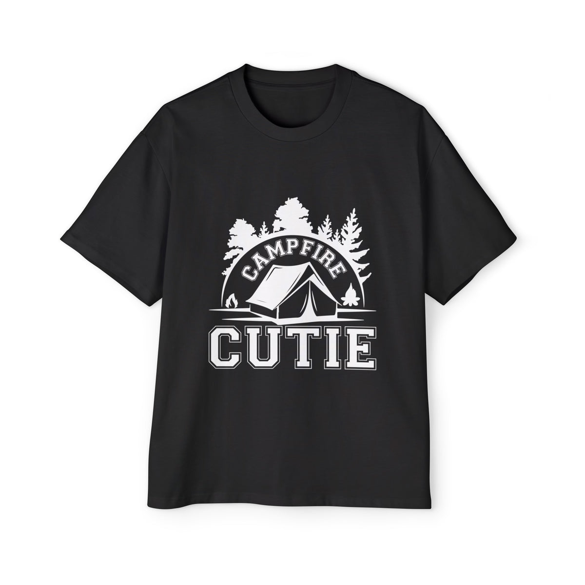 Campfire Cutie Graphic Tee-INNBLAC Fashion Apparel
