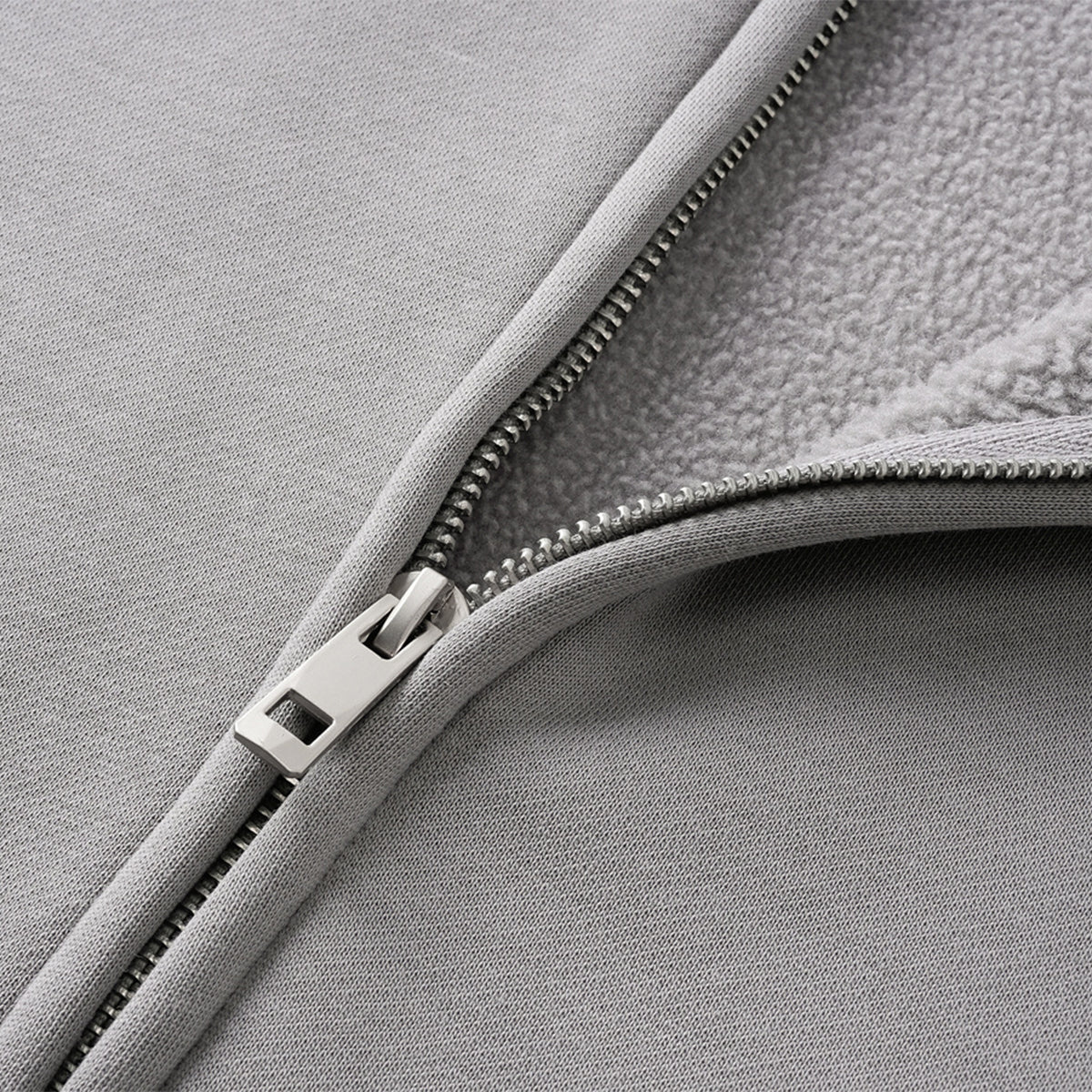 Special Stitch Bound Seam Zip Up Hoodie