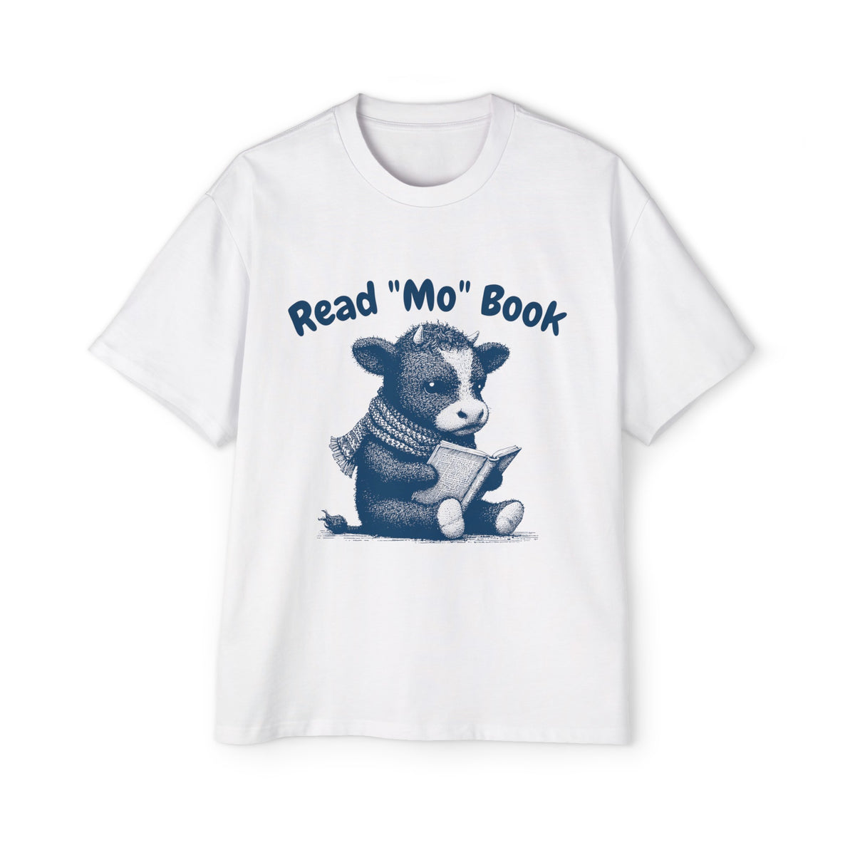 Little Cow Read More Book Graphic Tee-INNBLAC Fashion Apparel