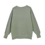 Vintage Washed Ninja Sleeve Split Hem Sweatshirt