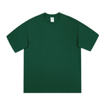 Crew Neck Solid Color Cotton Tee 7.5oz