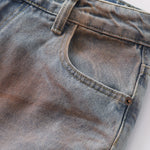 Vintage Rust Wash Loose Fit Jeans
