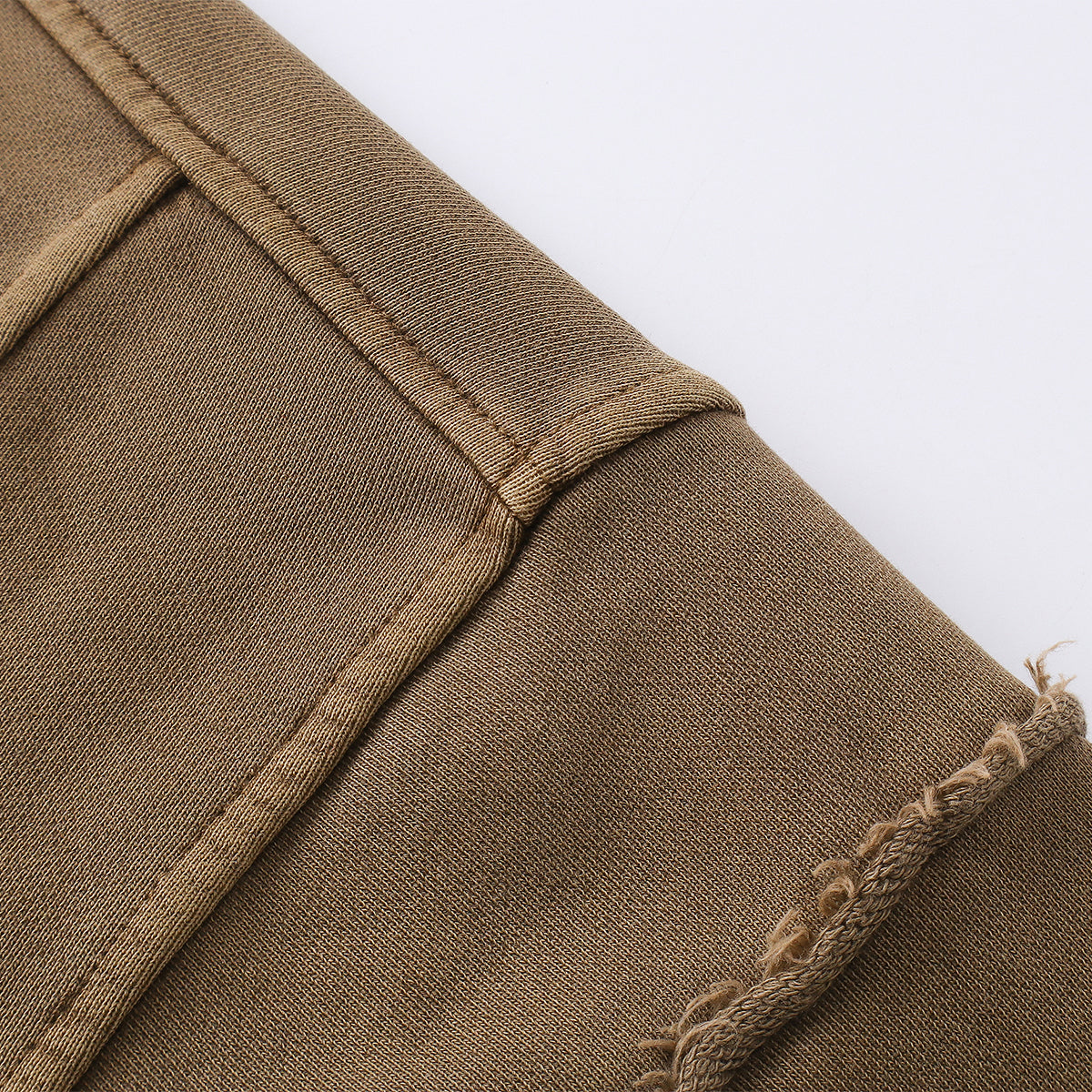 Vintage Washed Oversized Zip Up Distressed Hoodie