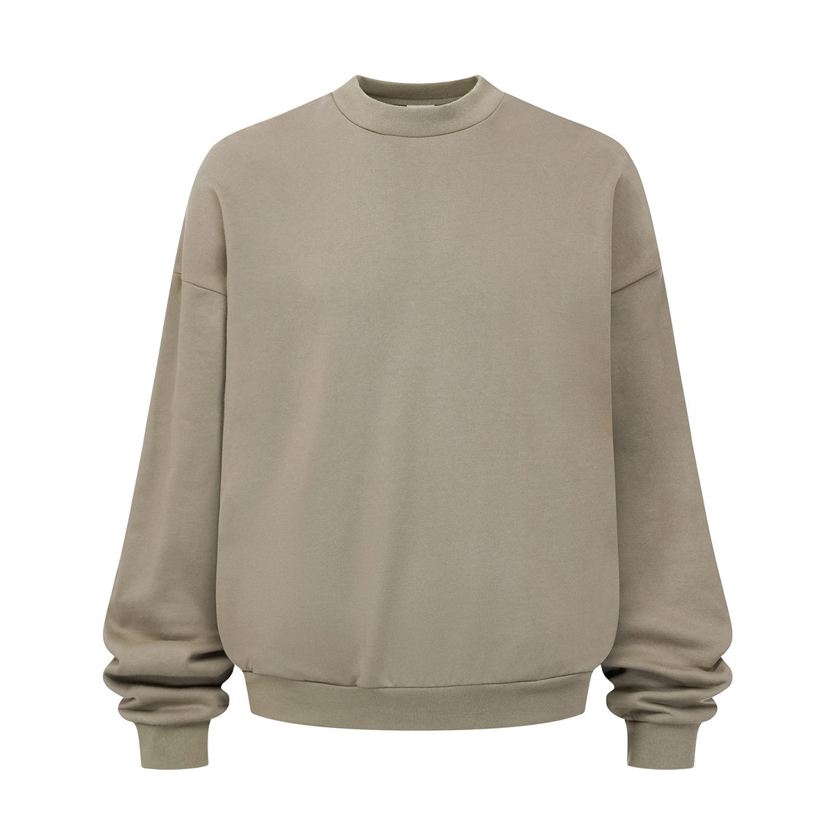 Brushed Fleece Soft Crewneck Pullover Sweatshirt