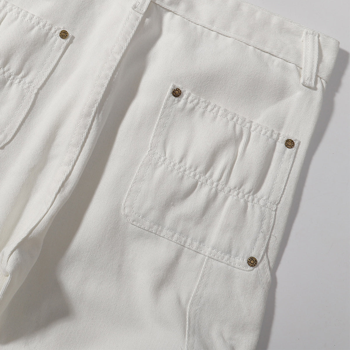 Zipper Hem Slight Flared Leg Cargo Pants