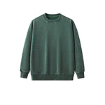 Oversized Stone Wash Fleece Sweatshirt