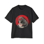 Japanese Monster Kaiju Eating Ramen Graphic Tee-INNBLAC Fashion Apparel
