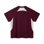 Color Block Oversized Sporty Raglan T-Shirt