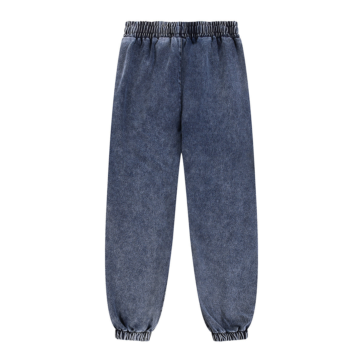 Washed Baggy Knit Denim Joggers
