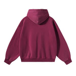 Sudadera con capucha de felpa de novio de gran tamaño