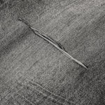 Gradient Fade Knee-Ripped Baggy Jeans