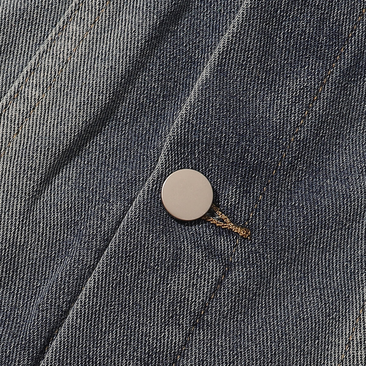 Butterfly Embroidery Denim Trucker Jacket