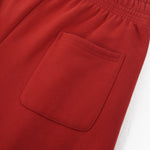 Elastic Drawstring Waist Fleece Jogger Pants