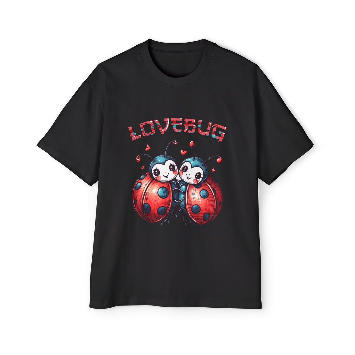 Couple Ladybug Valentines Day Graphic Tee-INNBLAC Fashion Apparel