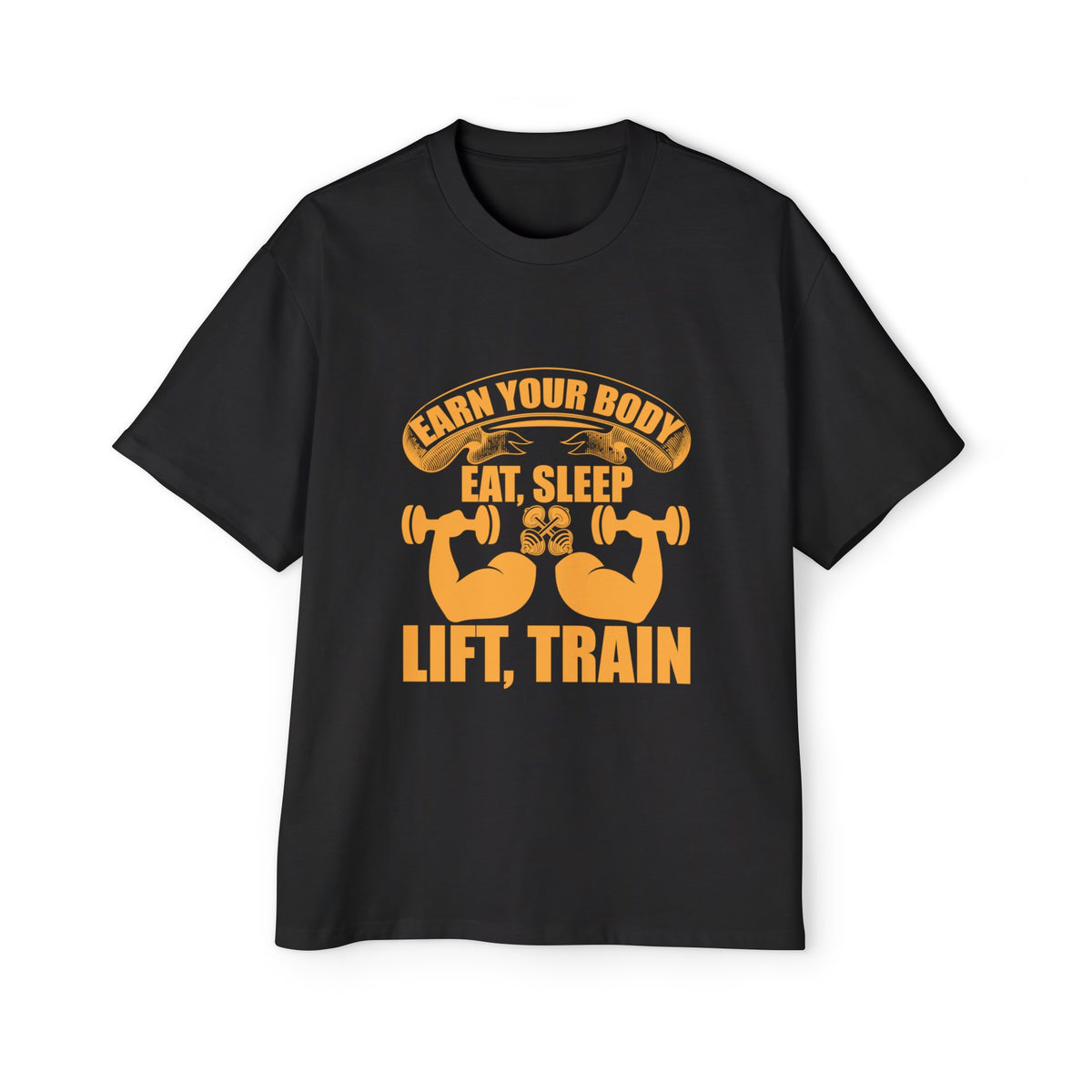 Quote & Fitness Graphic Tee-INNBLAC Fashion Apparel