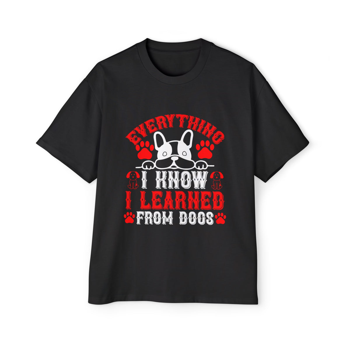 Dog Quote Graphic Tee-INNBLAC Fashion Apparel