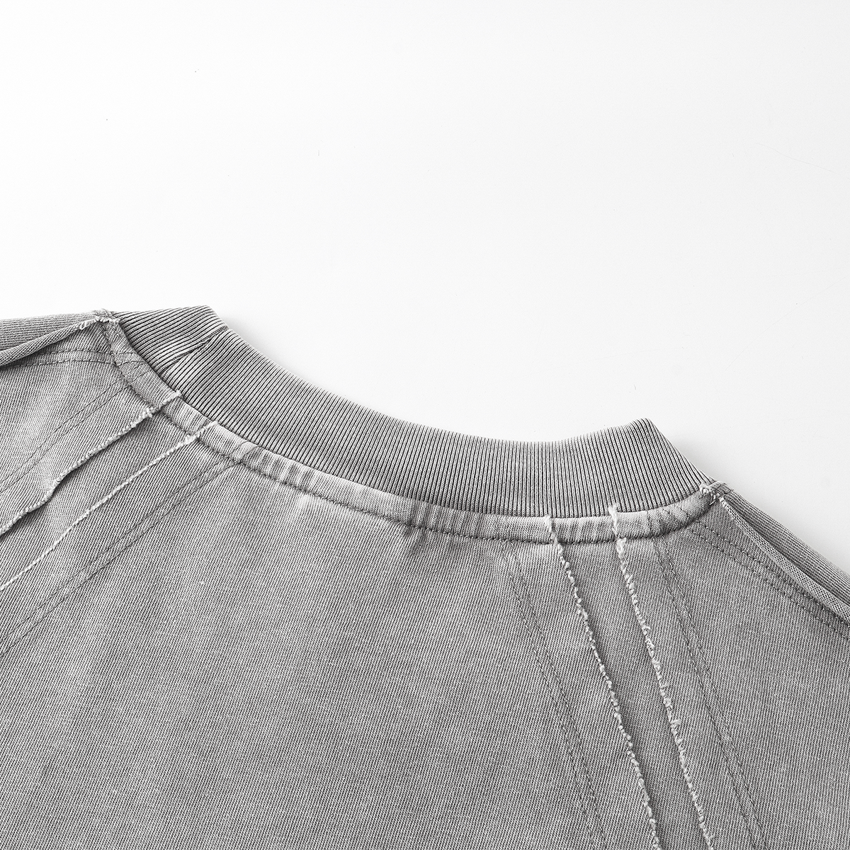 Raw Edge Patchwork Muscle Tank 8.25oz