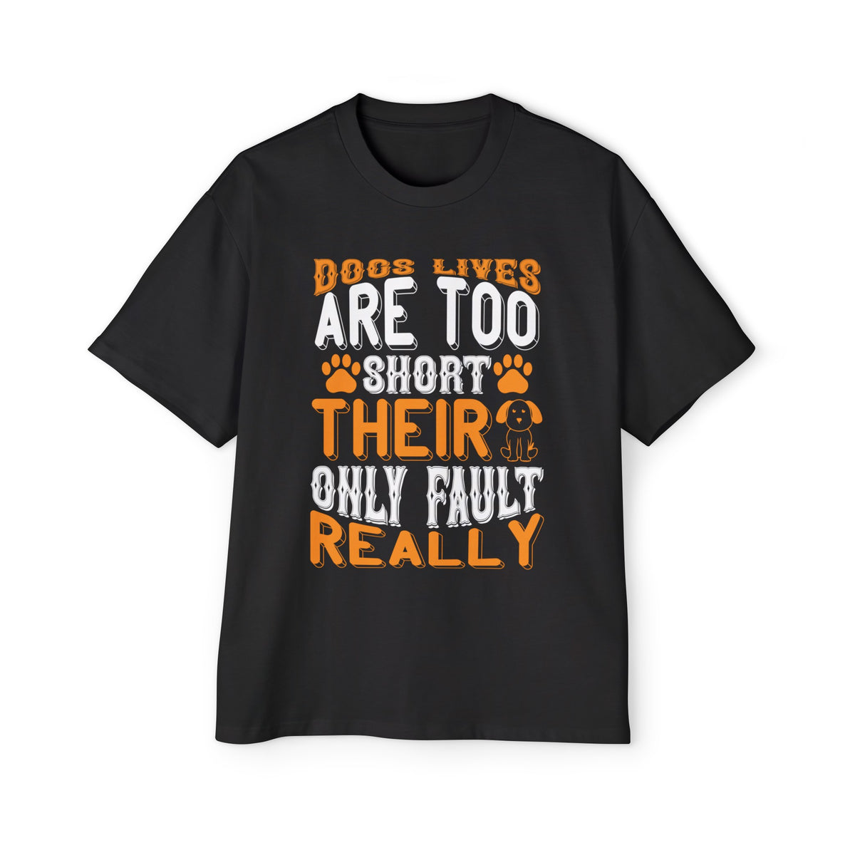 Dog Quote Graphic Tee-INNBLAC Fashion Apparel