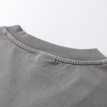 Camiseta Batik Vintage Lavada con Cuello en V de 7.5 oz