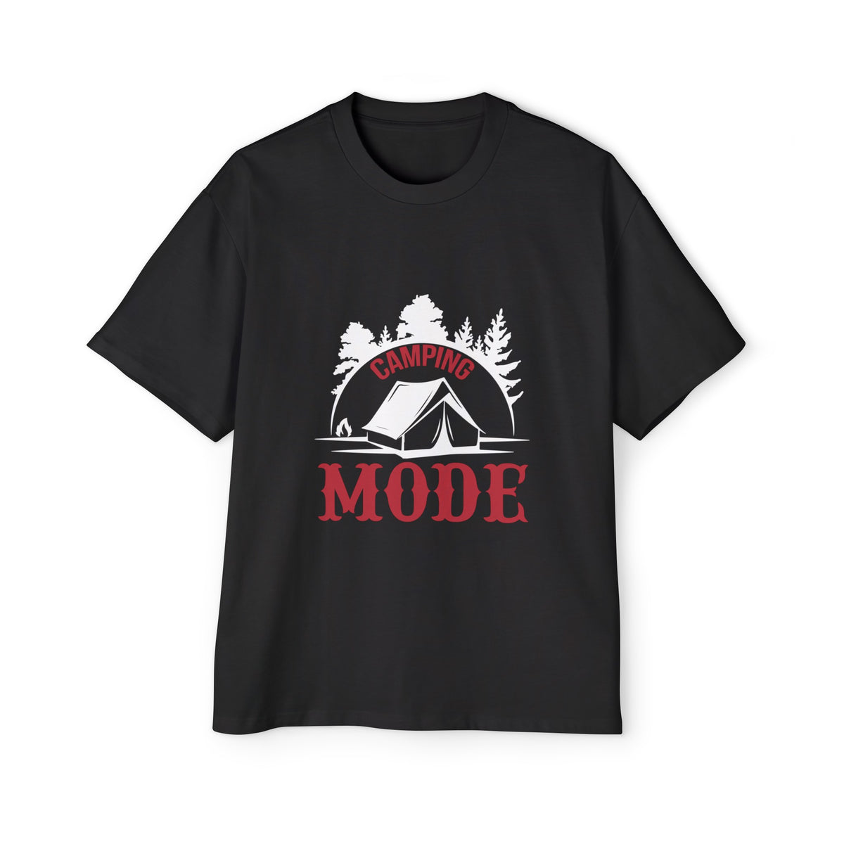 Camping Mode Graphic Tee-INNBLAC Fashion Apparel