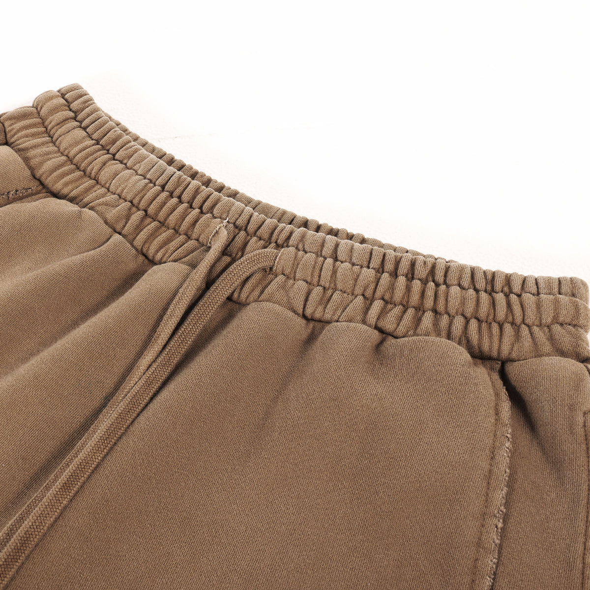 Distressed Washed Patchwork Jogger Pants