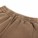 Distressed Washed Patchwork Jogger Pants