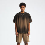 Vintage Washed Destructive T Shirt 7.5oz