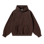 Sudadera con capucha de felpa de novio de gran tamaño