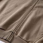 Tiger Stripes Gradient Color Zip Up Hoodie