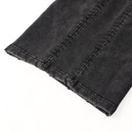 Stone-Wash Side Seam Distressed Sweatpants