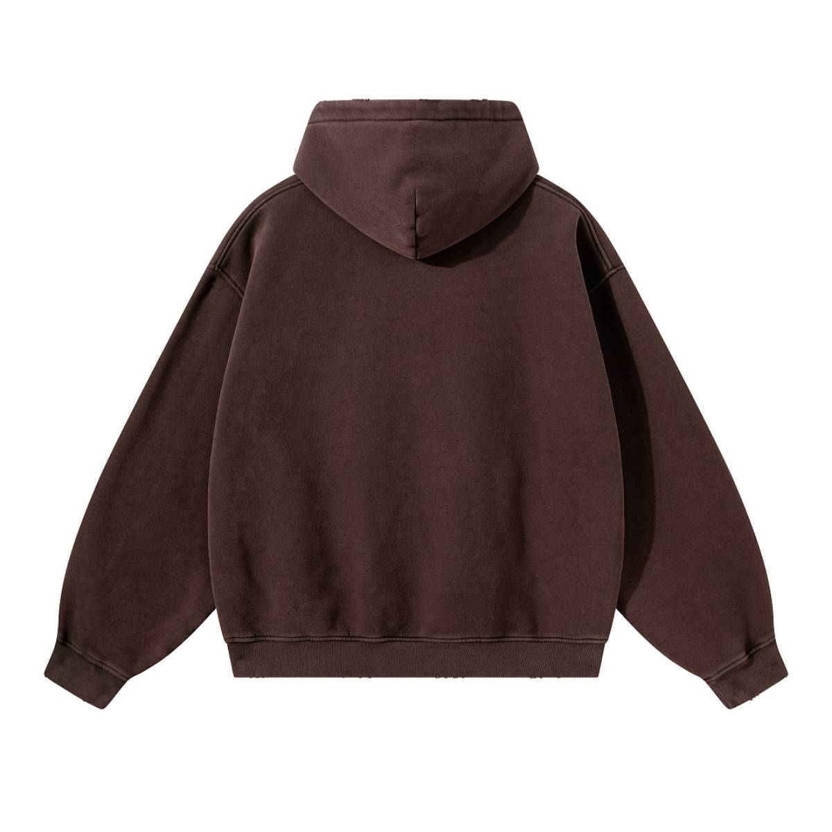 Sudadera con capucha de felpa de novio de gran tamaño