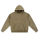 Heavyweight Washed Cotton Baggy Hoodie