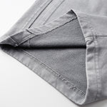 Distressed Patchwork Raw Edge Shorts