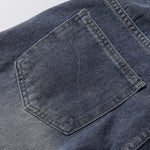 Bermudas vaqueras rasgadas con parches de camuflaje