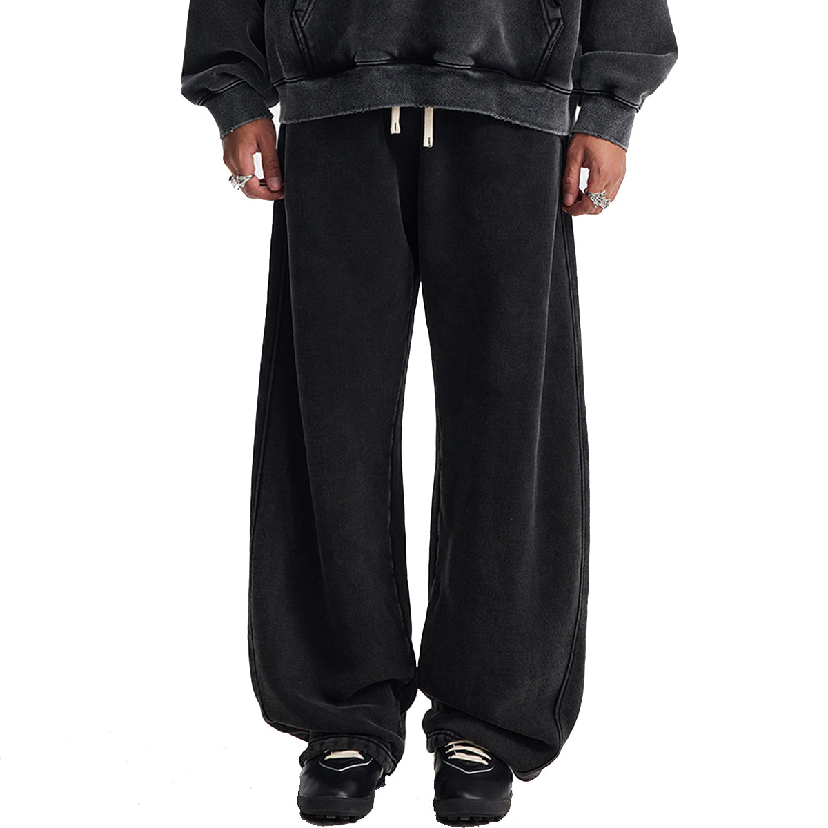 Vintage Heavyweight Relaxed Fit Cuffed Joggers Drawstring