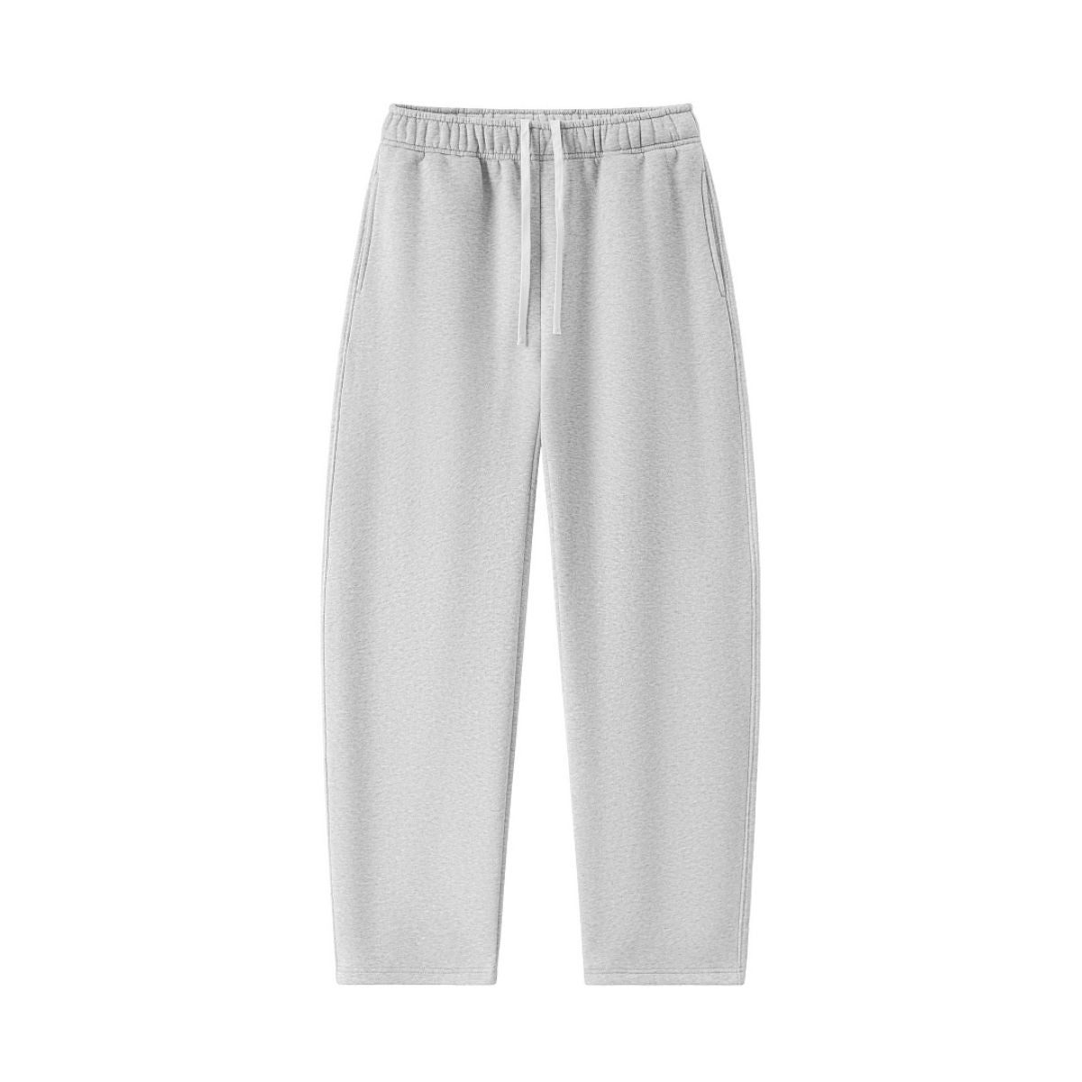 Old‑Money Thick Warm Drawstring Scimitar Wide‑Leg Pants