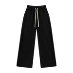 Relaxed Raw Hem Puddle Pants