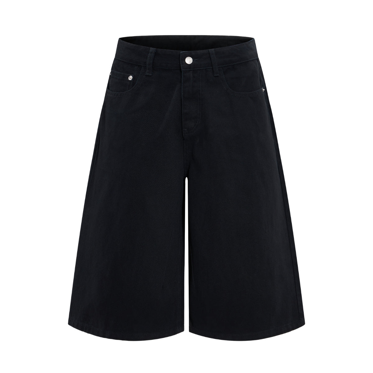 Retro Washed Baggy Straight-Leg Bermuda Shorts