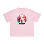 Valentine Lovers Globe Graphic Tee-INNBLAC Fashion Apparel