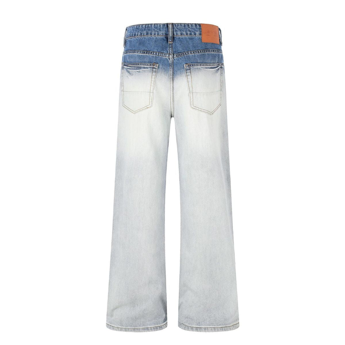 Vintage Washed Slim Flare Jeans